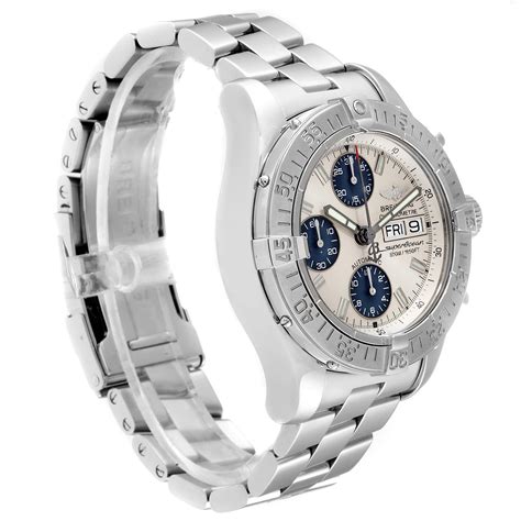 breitling a13340 blue|Breitling superocean chronometer price.